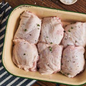 Chicken Thighs - Bone In Skin On (1kg Pack)