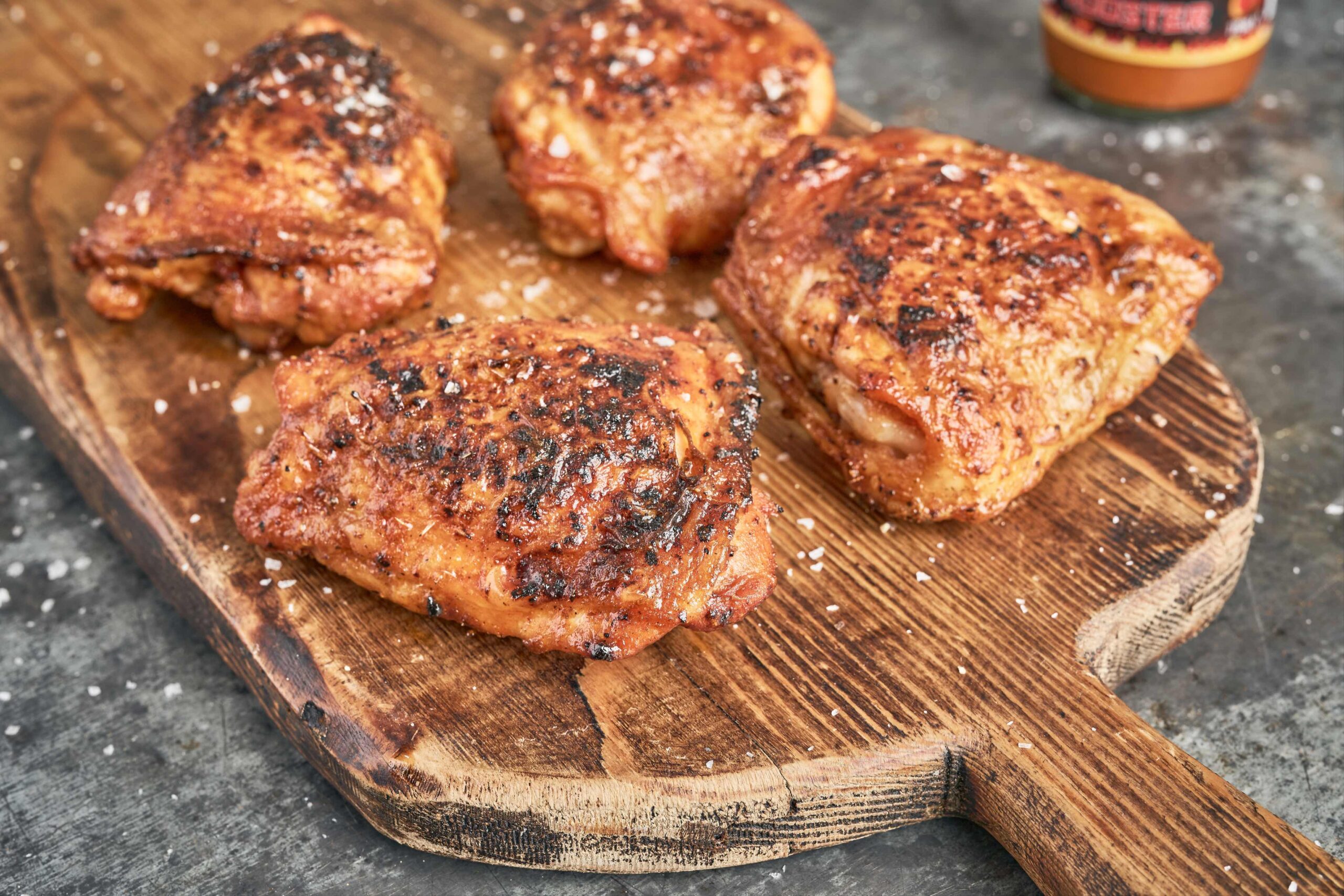 Crispy Chicken Thighs with Lemon Herb Dressing – Village Butchers Style 