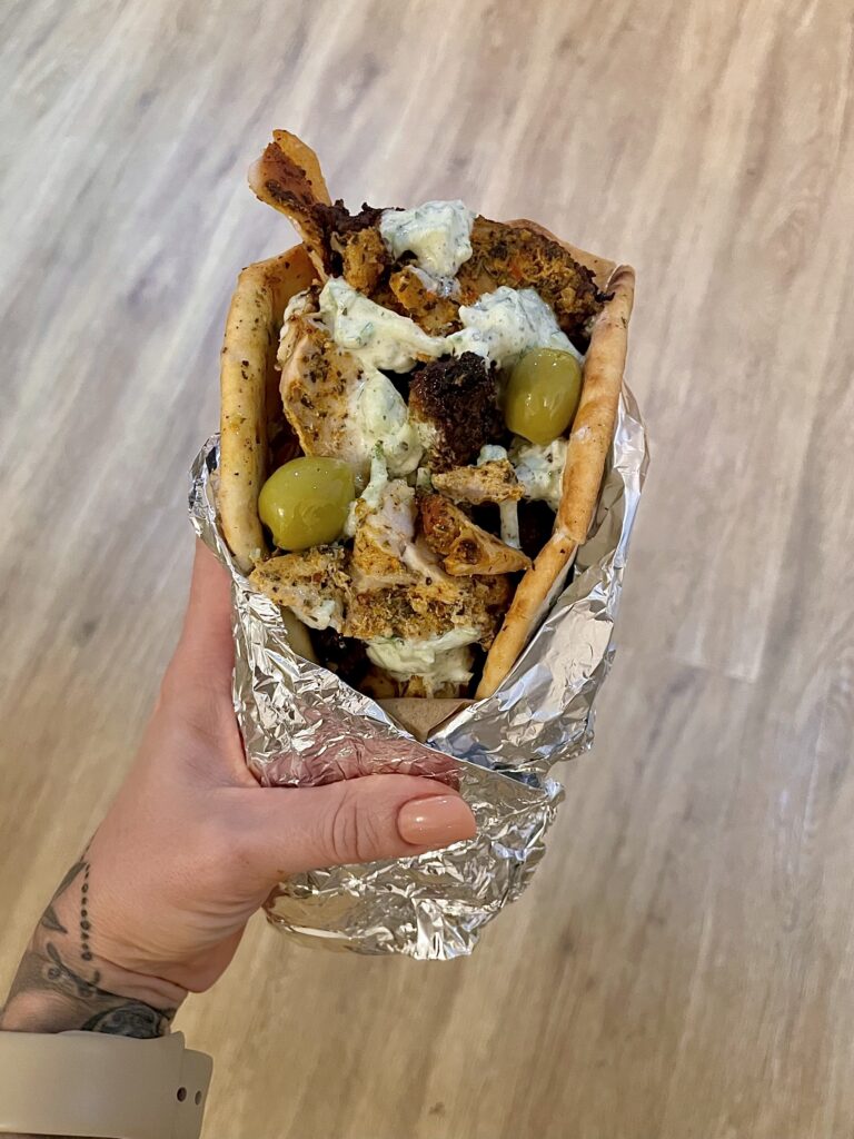 chicken thigh gyros